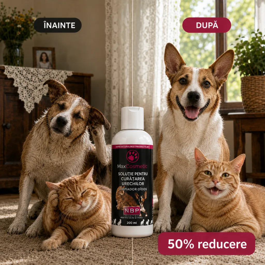 CleanEar-Soluție Curățare Urechi de animale