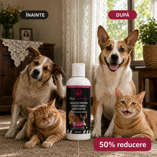 CleanEar-Soluție Curățare Urechi de animale