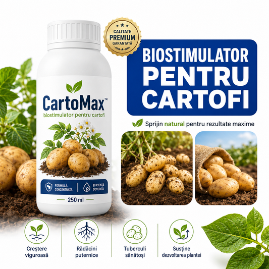 CartoMax™- Biostimulator pentru cartofi | 250 ml